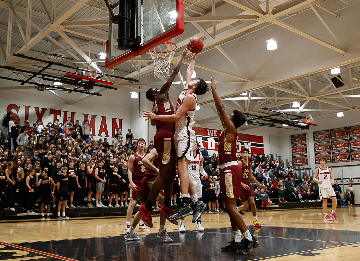 Madison vs. Oakton boys basketball 7